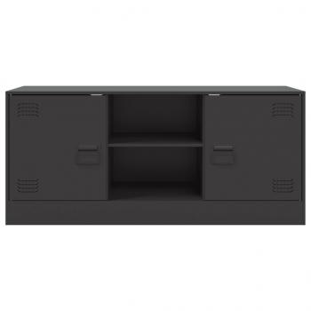 TV-Schrank Schwarz 99x39x44 cm Stahl