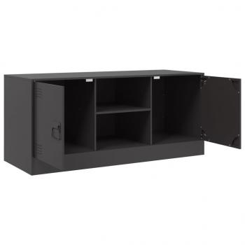TV-Schrank Schwarz 99x39x44 cm Stahl