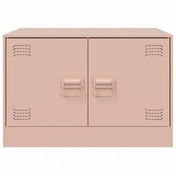 Couchtisch Rosa 67x50x44 cm Stahl