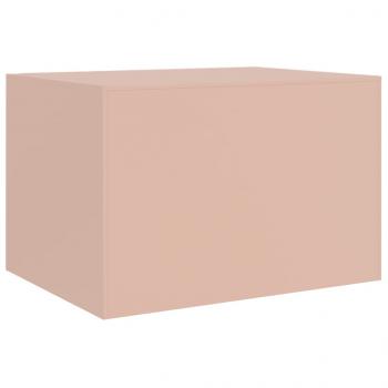 Couchtisch Rosa 67x50x44 cm Stahl