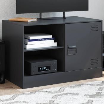 ARDEBO.de - TV-Schrank Schwarz 67x39x44 cm Stahl