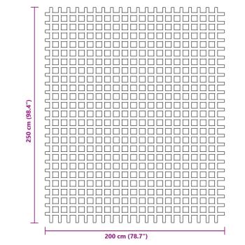 Campingteppich Anthrazit 2,5x2 m