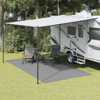 ARDEBO.de - Campingteppich Anthrazit 5x2,5 m