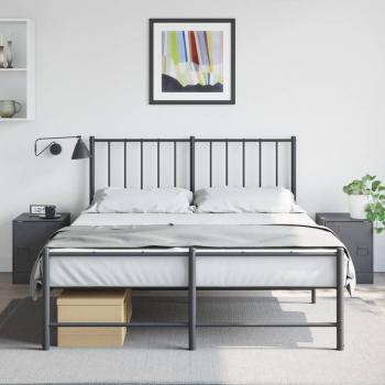 ARDEBO.de - Nachttische 2 Stk. Anthrazit 34,5x39x44 cm Stahl