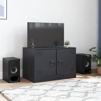 ARDEBO.de - TV-Schrank Schwarz 67x39x44 cm Stahl