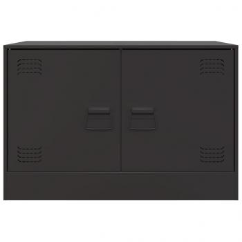 TV-Schrank Schwarz 67x39x44 cm Stahl