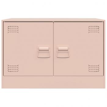 TV-Schrank Rosa 67x39x44 cm Stahl