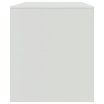 TV-Schrank Weiß 99x39x44 cm Stahl
