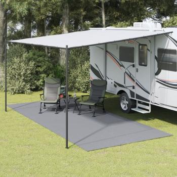 ARDEBO.de - Campingteppich Hellgrau 6x2,5m