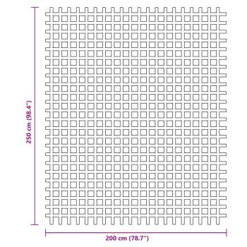 Campingteppich Blau 2,5x2 m