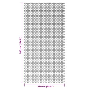 Campingteppich Blau 5x2,5 m