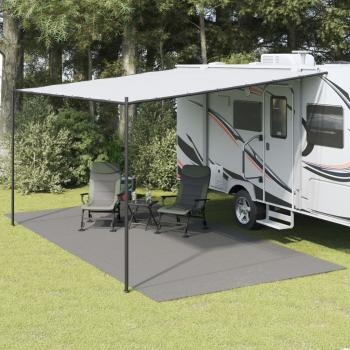 ARDEBO.de - Campingteppich Anthrazit 6x3 m