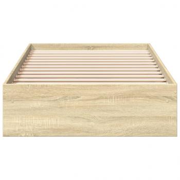 Bettgestell mit Schubladen Sonoma-Eiche 90x190 cm Holzwerkstoff