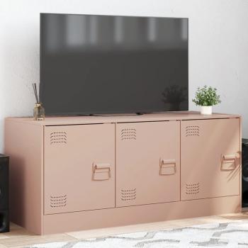 ARDEBO.de - TV-Schrank Rosa 99x39x44 cm Stahl