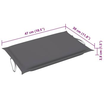 Sonnenliegen 2 Stk. mit Auflagen Massivholz Akazie