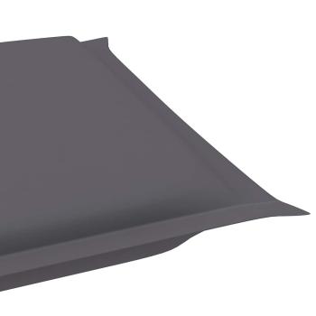 Sonnenliegen 2 Stk. mit Auflagen Massivholz Akazie