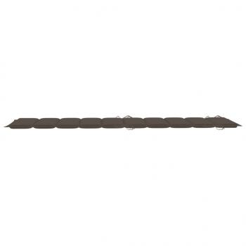 Sonnenliegen-Auflage Taupe 186x58x3 cm Oxford-Gewebe