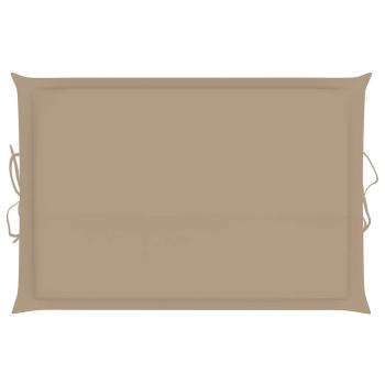 Sonnenliegen 2 Stk. mit Tisch und Auflagen Massivholz Akazie