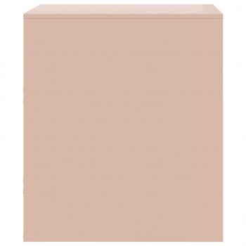 Nachttisch Rosa 34,5x39x44 cm Stahl