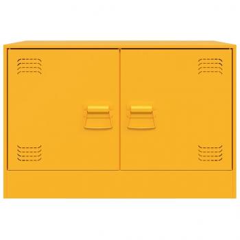 TV-Schrank Senfgelb 67x39x44 cm Stahl