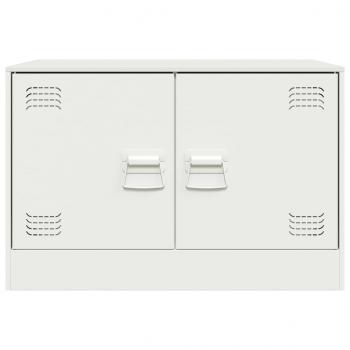 TV-Schränke 2 Stk. Weiß 67x39x44 cm Stahl