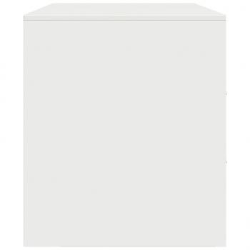 TV-Schränke 2 Stk. Weiß 67x39x44 cm Stahl
