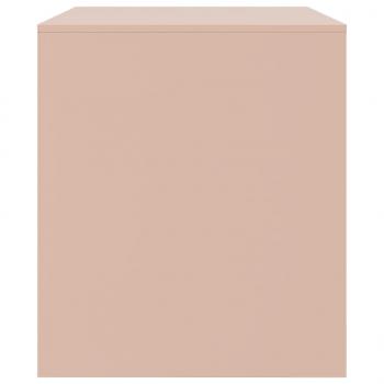 TV-Schränke 2 Stk. Rosa 67x39x44 cm Stahl