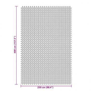 Campingteppich Blau 4x2,5 m