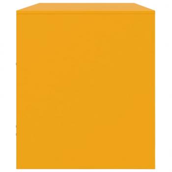 TV-Schrank Senfgelb 99x39x44 cm Stahl