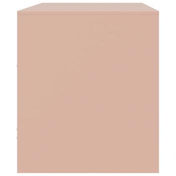 TV-Schrank Rosa 67x39x44 cm Stahl