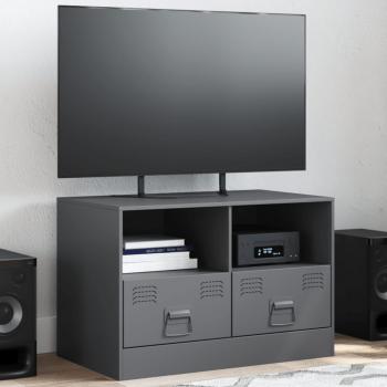 ARDEBO.de - TV-Schrank Anthrazit 67x39x44 cm Stahl