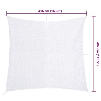 Tarnnetz mit Aufbewahrungstasche 416x402 cm Weiß