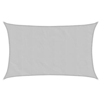 Sonnensegel Hellgrau 8x5 m 100% Polyester Oxford