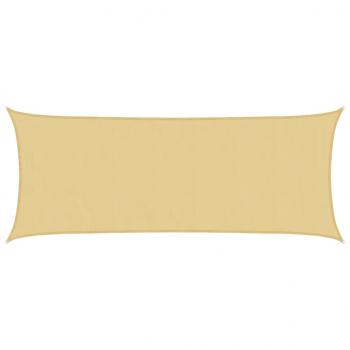 ARDEBO.de - Sonnensegel Sandfarbe 4,5x2 m 100% Polyester Oxford