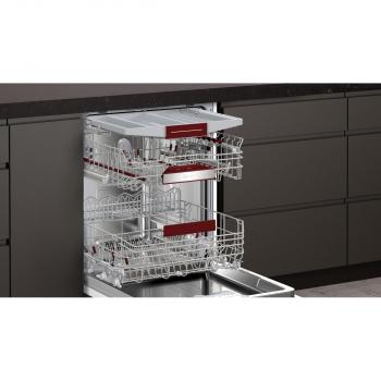 Neff S245ECS00E N 50 XXL Teilintegrierter Geschirrspüler, 60 cm breit, 14 Maßgedecke, Open Dry, AquaStop, Chef 70°C, edelstahl