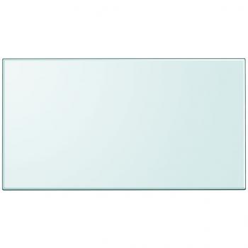 ARDEBO.de - Tischplatte aus gehärtetem Glas rechteckig 1200x650 mm