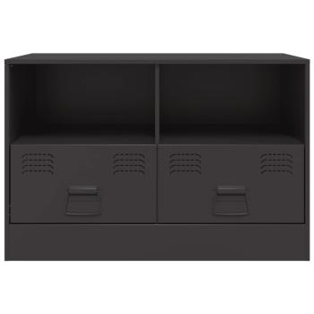 TV-Schrank Schwarz 67x39x44 cm Stahl