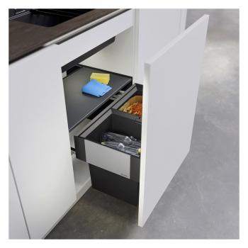 Blanco Select II Compact 60/2 Abfallsammler, 2x 17L Eimer, grau (526207)