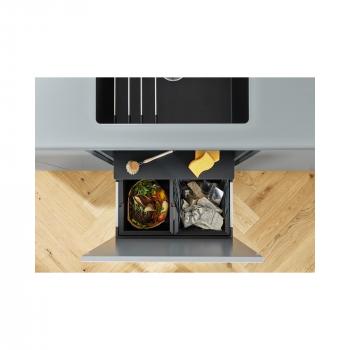 Blanco Select II Compact 60/2 Abfallsammler, 2x 17L Eimer, grau (526207)