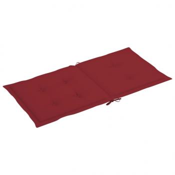 Gartenstuhlauflagen für Niedriglehner 6 Stk. Weinrot 100x50x3cm
