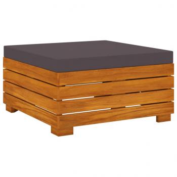 8-tlg. Garten-Lounge-Set mit Kissen Massivholz Akazie