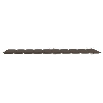 Sonnenliegen 2 Stk. mit Auflagen Massivholz Akazie