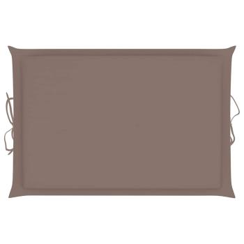 Sonnenliegen 2 Stk. mit Auflagen Massivholz Akazie