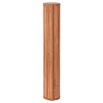 Teppich Rechteckig Braun 100x300 cm Bambus