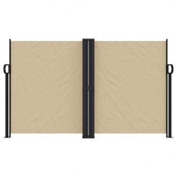 Seitenmarkise Ausziehbar Beige 140x1000 cm