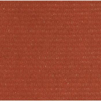 Sonnensegel 160 g/m² Rechteckig Terrakottarot 3,5x4,5 m HDPE