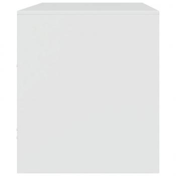 TV-Schrank Weiß 67x39x44 cm Stahl