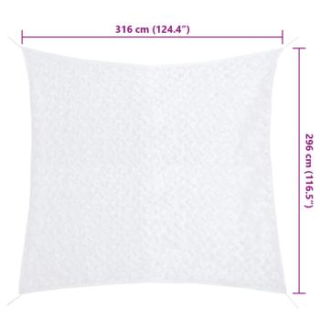 Tarnnetz mit Aufbewahrungstasche 316x296 cm Weiß