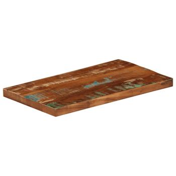 ARDEBO.de - Tischplatte 50x30x3,8 cm Rechteckig Altholz Massiv