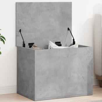 ARDEBO.de - Truhe Betongrau 60x42x46 cm Holzwerkstoff
